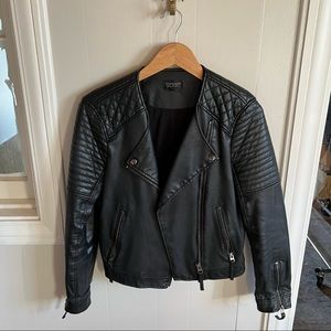 Topshop Moto Leather Jacket